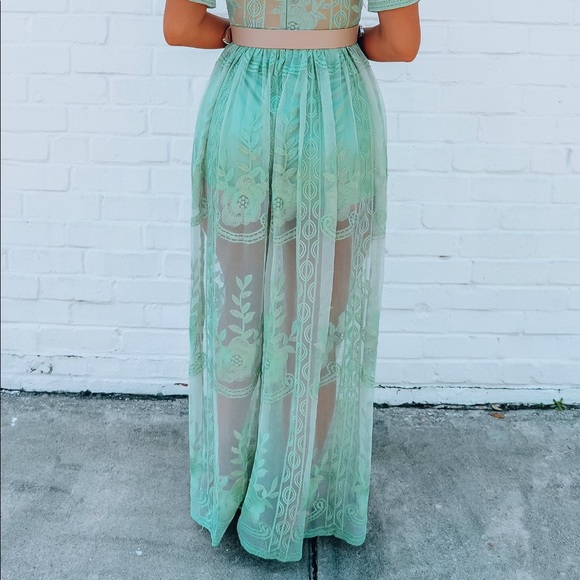 Dreaming In Color Maxi:Sage - Picture 5 of 6